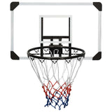 Vidaxl Basketball Board 71x45x2,5 cm polycarbonat gennemsigtig