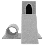 Vidaxl kattemøbler med sisal skrabe stolper 59 cm lysegrå