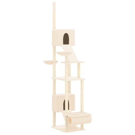 Vidaxl Cat møbler gulv til loft 277-303 cm cremefarvet