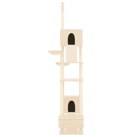 Vidaxl Cat møbler gulv til loft 277-303 cm cremefarvet