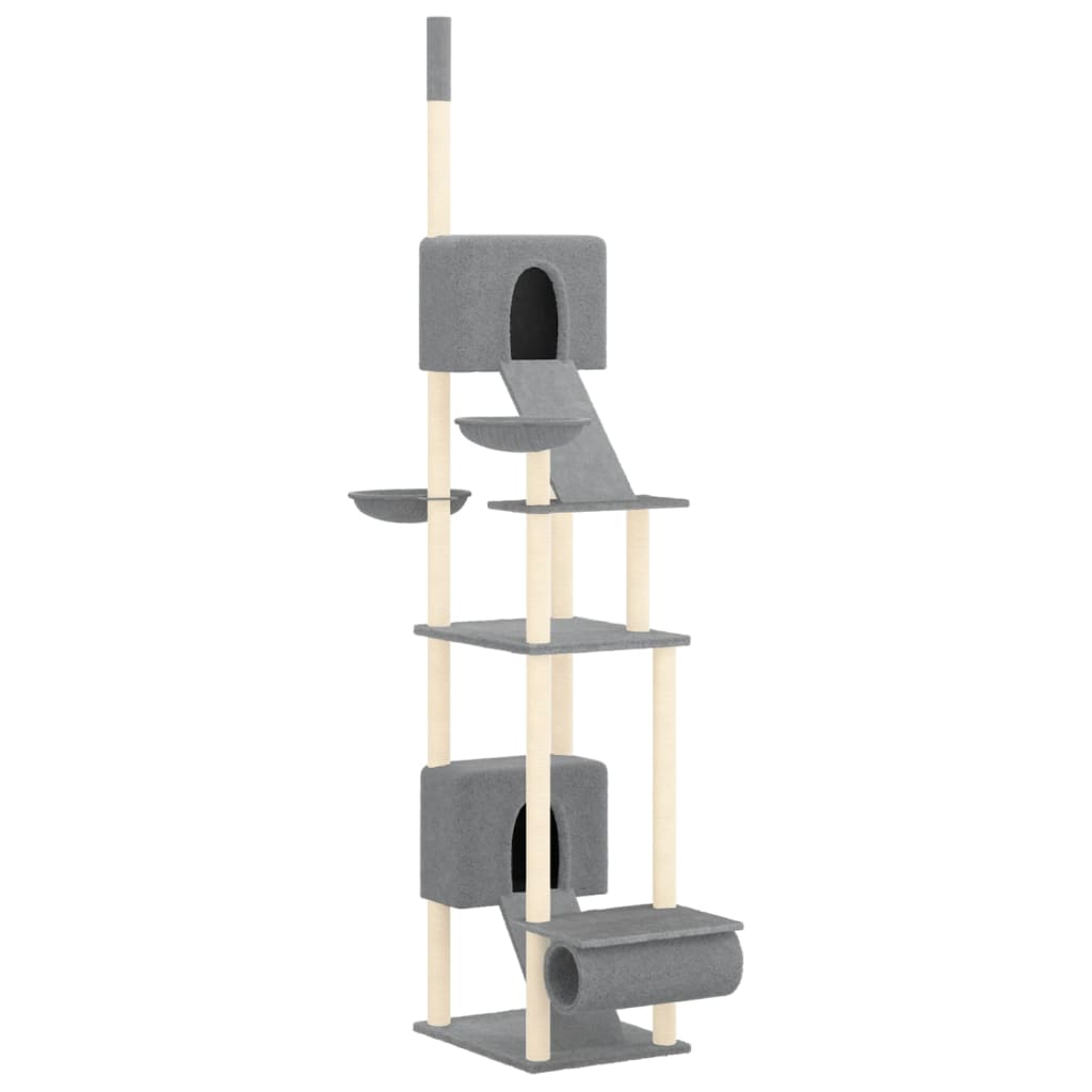 Vidaxl Cat møbler gulv til loft 277-303 cm lysegrå