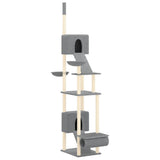 Vidaxl Cat møbler gulv til loft 277-303 cm lysegrå