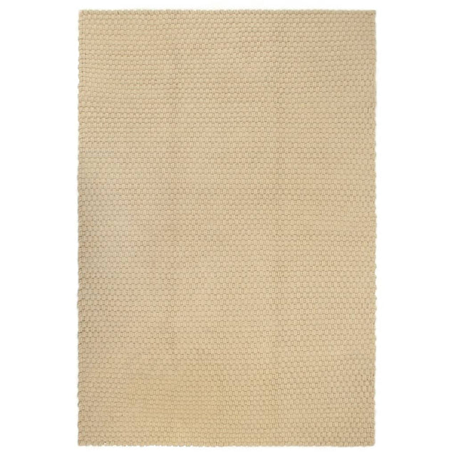 Vidaxl Rug Rectangular 80x160 cm bomuld naturlig