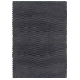 Vidaxl rektangulær 160x230 cm jute antracit -farvet