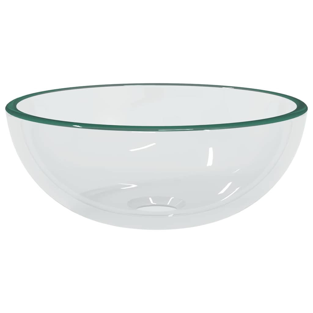 Vidaxl Washbasin 30x12 cm tempereret glas gennemsigtig