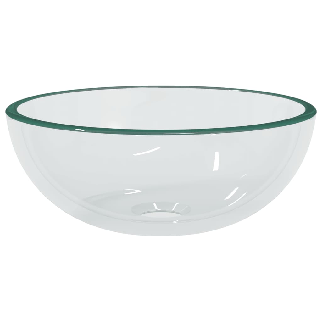 Vidaxl Washbasin 30x12 cm tempereret glas gennemsigtig