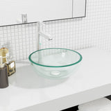 Vidaxl Washbasin 30x12 cm tempereret glas gennemsigtig