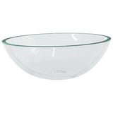 Vidaxl Washbasin 50x37x14 cm glas gennemsigtig