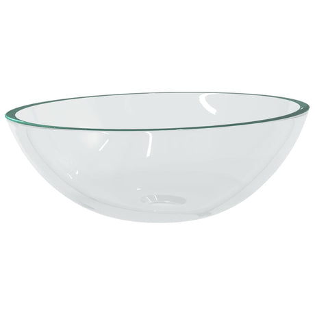 Vidaxl Washbasin 50x37x14 cm glas gennemsigtig