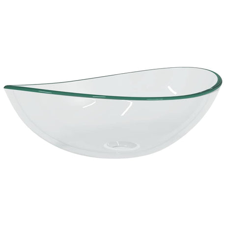 Vidaxl Washbasin 54,5x35x15,5 cm hærdet glas gennemsigtig