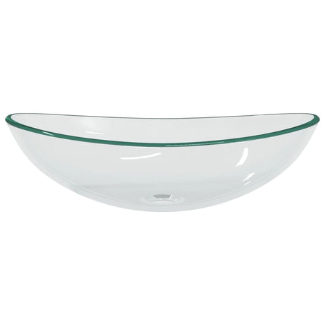 Vidaxl Washbasin 54,5x35x15,5 cm hærdet glas gennemsigtig