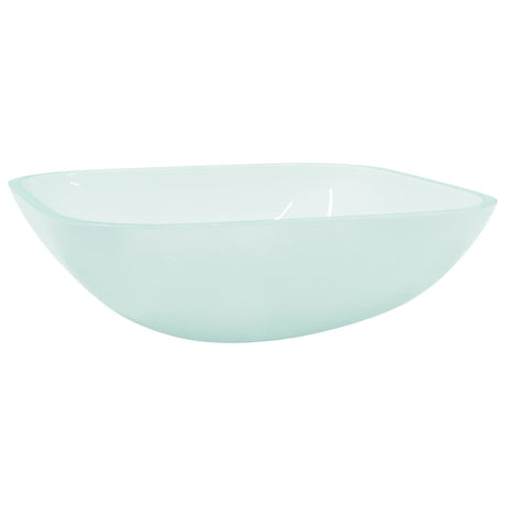 Vidaxl Washbasin 42x42x14 cm glas mat
