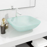 Vidaxl Washbasin 42x42x14 cm glas mat