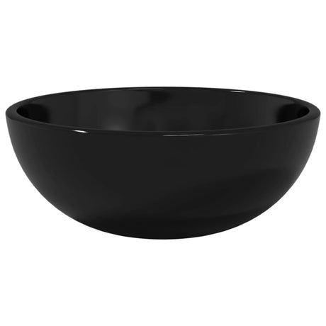 Vidaxl Washbasin 30x12 cm tempereret glas sort