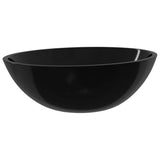 Vidaxl Washbasin 50x37x14 cm glas sort