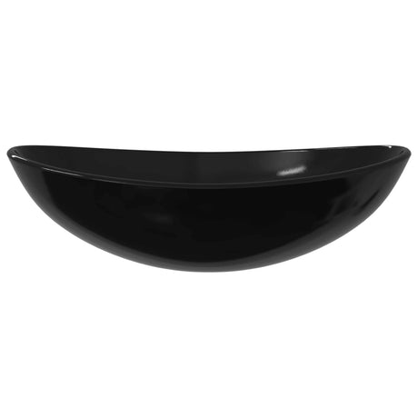 Vidaxl Washbasin 54,5x35x15,5 cm tempereret glas sort