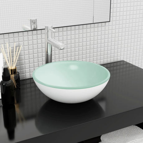 Vidaxl Washbasin 35x12 cm afsluttet glashvid
