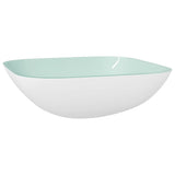 Vidaxl Washbasin 42x42x14 cm glas hvid