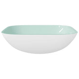 Vidaxl Washbasin 42x42x14 cm glas hvid