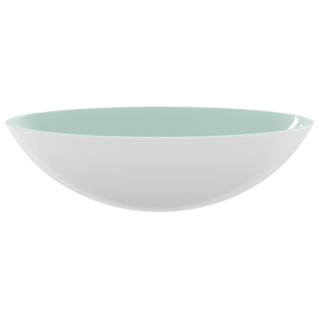 Vidaxl Washbasin 50x37x14 cm glas hvid