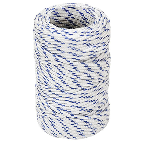 Vidaxl bådreb 2 mm 25 m polypropylen hvid