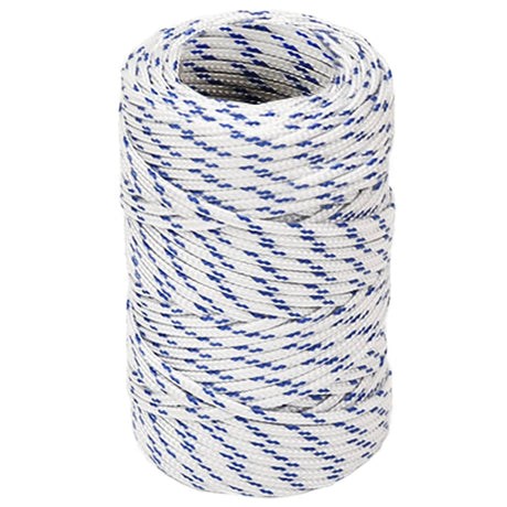 VidaXL bådreb 2 mm 50 m polypropylen hvid