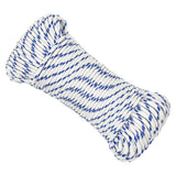 VidaXL bådreb 4 mm 100 m polypropylen hvid