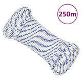 Vidaxl Boat Rope 5 mm 250 m polypropylenhvide