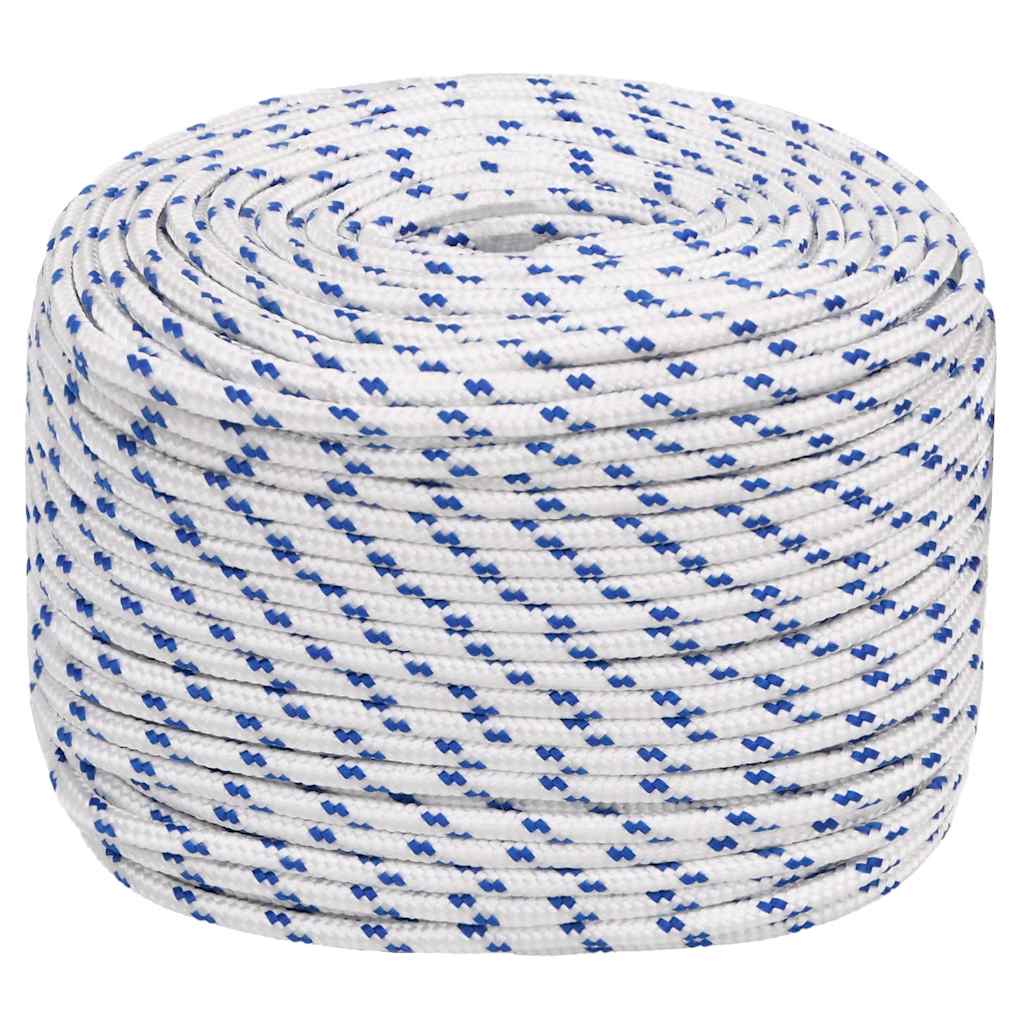 Vidaxl Boat Rope 8 mm 250 m polypropylenhvid