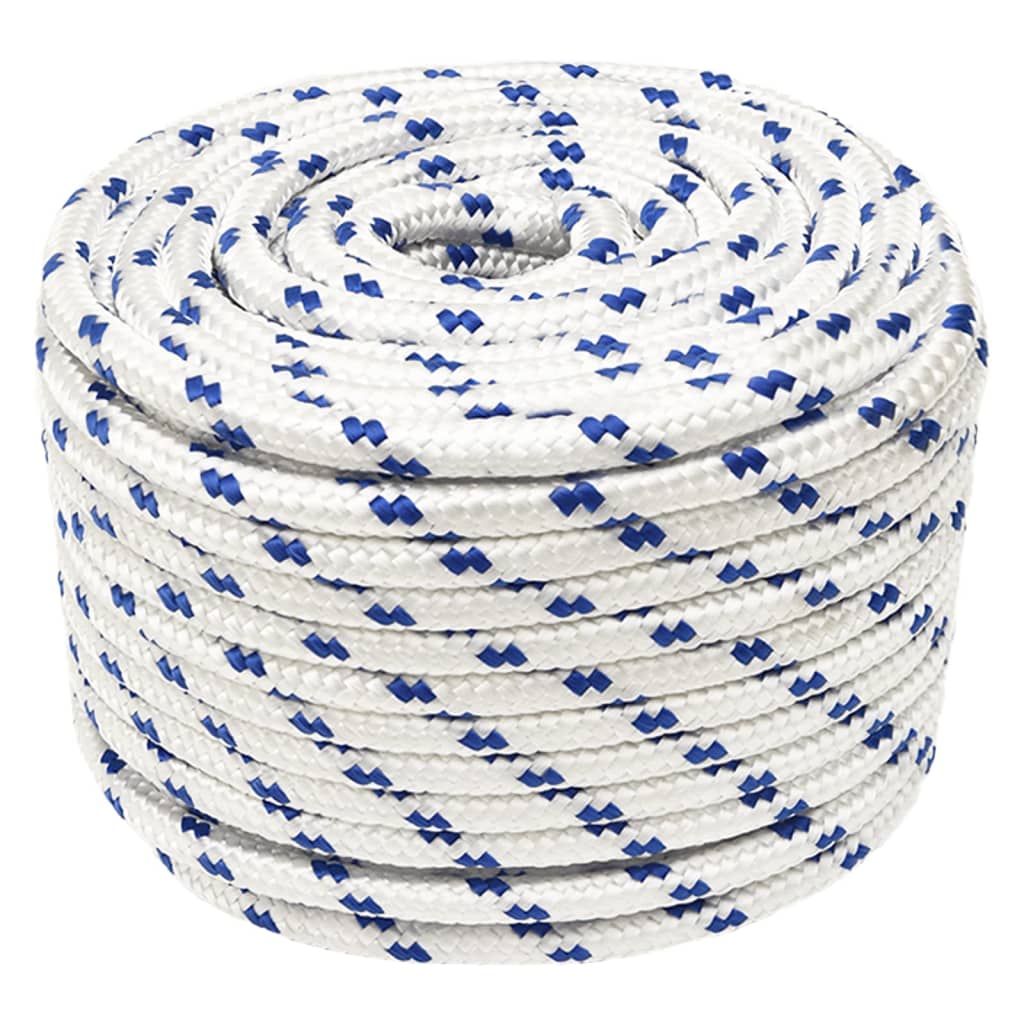 Vidaxl Boot Rope 14 mm 25 m polypropylenhvide