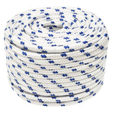 Vidaxl Boot Rope 14 mm 25 m polypropylenhvide