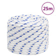 Vidaxxl Boat Rope 16 mm 25 m polypropylenhvid