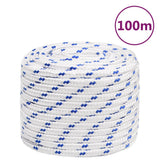 Vidaxl Boot Rope 16 mm 100 m polypropylenhvide