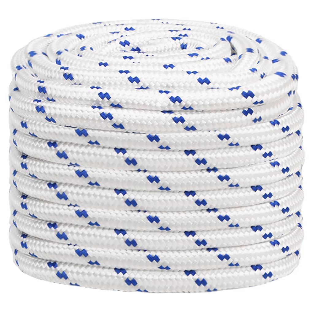 Vidaxl Boat Rope 20 mm 50 m polypropylenhvide