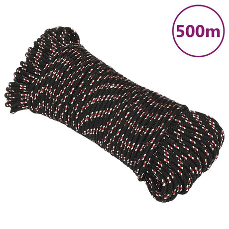 Vidaxl Boot Rope 5 mm 500 m Polypropylen sort