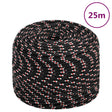 Vidaxl Boot Rope 6 mm 25 m polypropylen sort