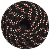 Vidaxl Boot Rope 12 mm 100 m polypropylen sort