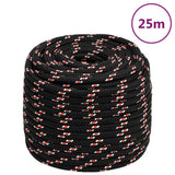 Vidaxl Boat Rope 16 mm 25 m polypropylen sort