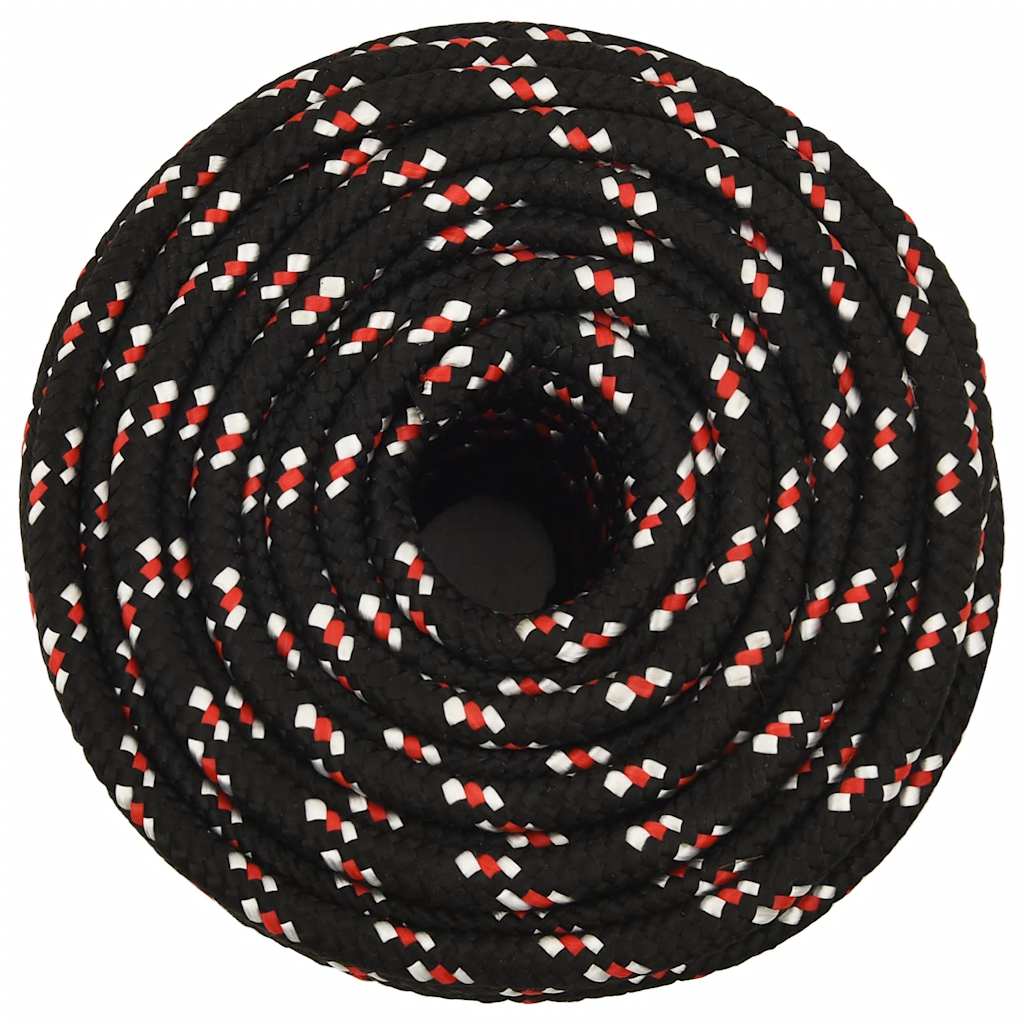 Vidaxl Boat Rope 16 mm 100 m polypropylen sort