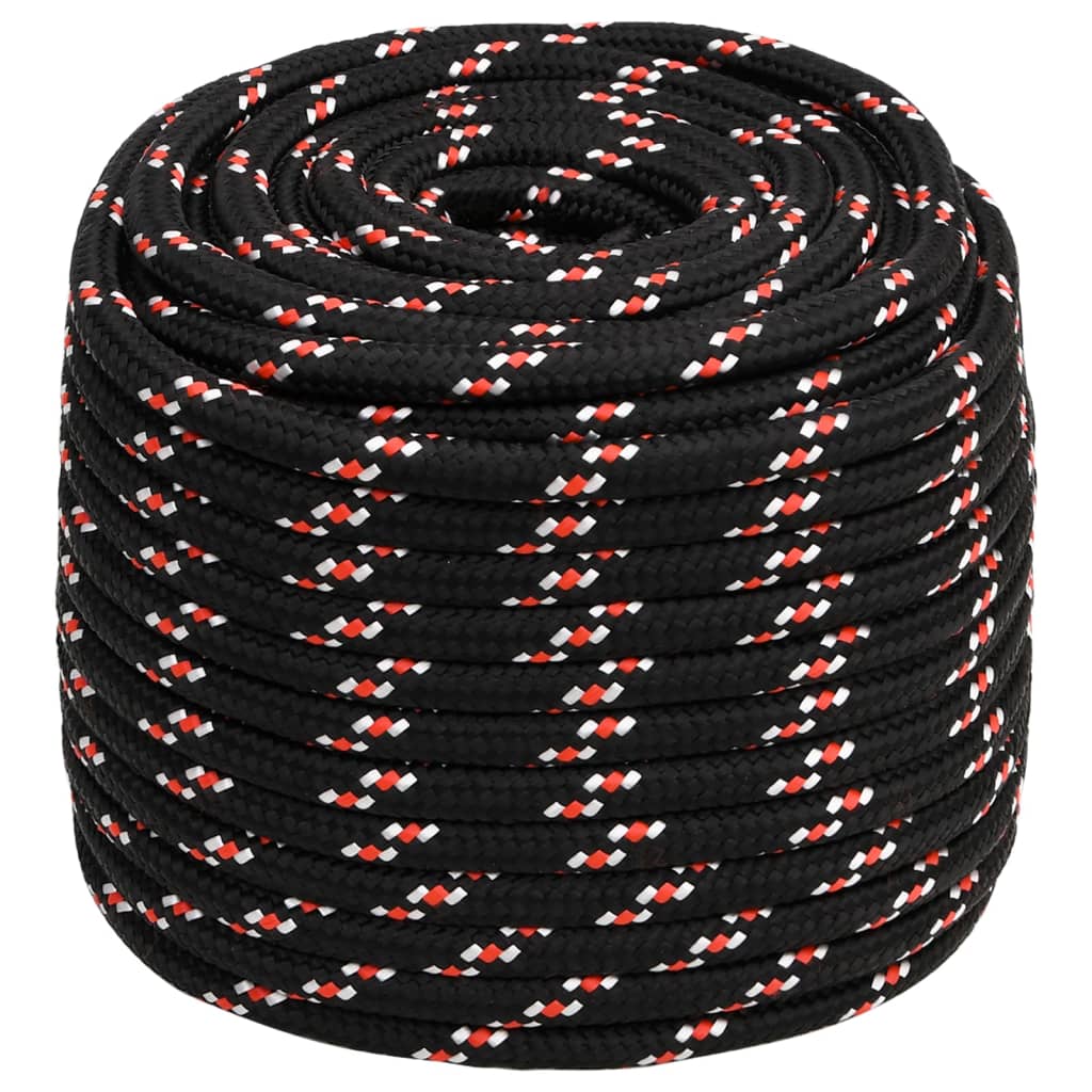 Vidaxl Boat Rope 18 mm 25 m polypropylen sort