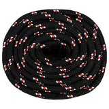 Vidaxxl Boat Rope 20 mm 50 m polypropylen sort