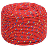 Vidaxl Boat Rope 8 mm 25 m polypropylenrød