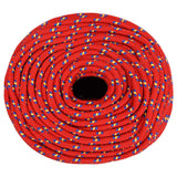 Vidaxl bådreb 8 mm 50 m polypropylen rød