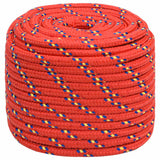 Vidaxl bådreb 16 mm 100 m polypropylen rød