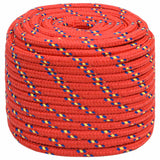 Vidaxxl Boat Rope 18 mm 100 m polypropylenrød
