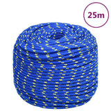 Vidaxl Boat Rope 6 mm 25 m polypropylenblå