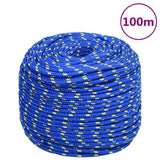 Vidaxl Boat Rope 10 mm 100 m polypropylenblå