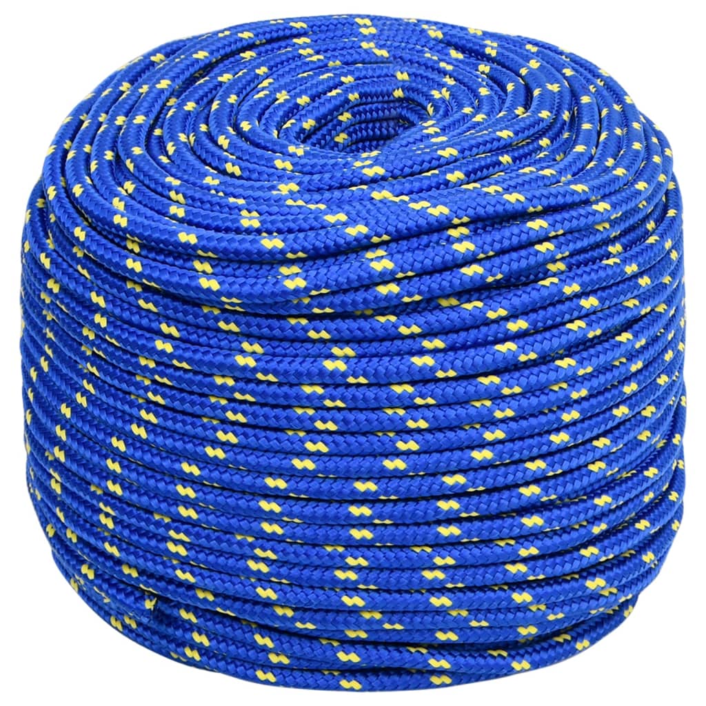 Vidaxl Boat Rope 10 mm 100 m polypropylenblå