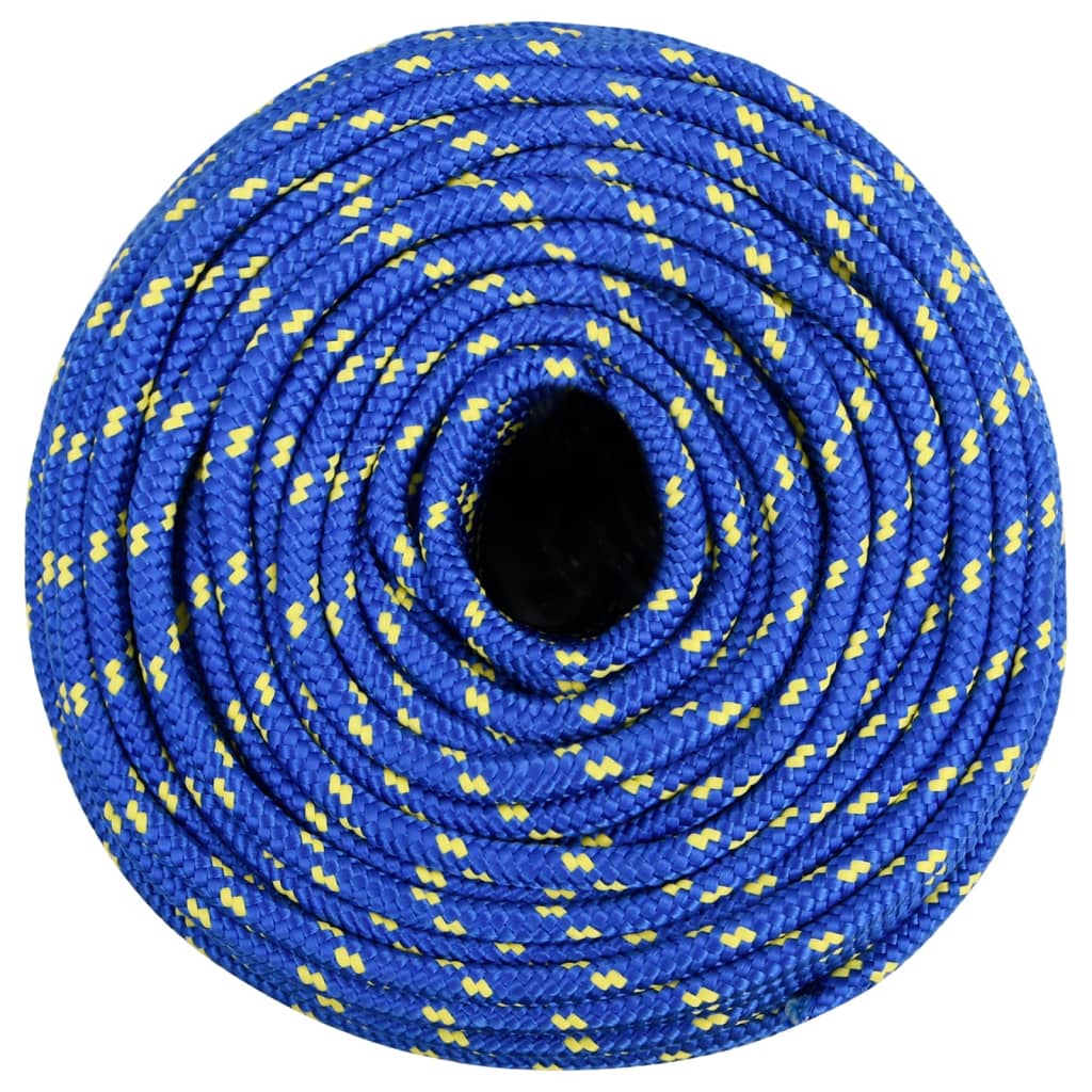 Vidaxl Boat Rope 10 mm 100 m polypropylenblå