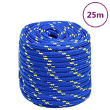 Vidaxl bådreb 18 mm 25 m polypropylen blå
